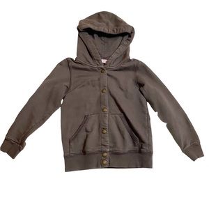 Juicy Couture Royalty Girls Brown Long Sleeve Crew Neck Pullover Sweater Size 6